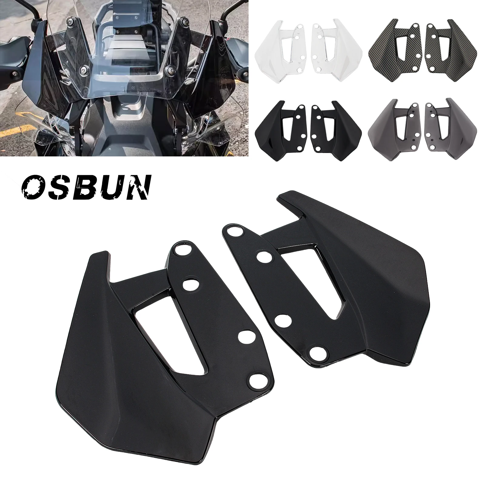

1 Pair Motorcycle Wind deflectors Side Spoliers For BMW R1300GS ADV R 1300 GS Adventure 2023-ON Windscreen Windshield