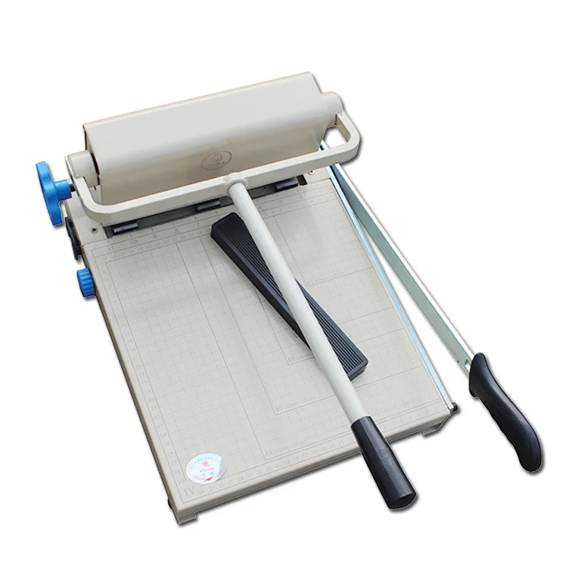 Desktop Manual 3-hole Puncher 2 in 1 Paper Punching and Cutting Machine