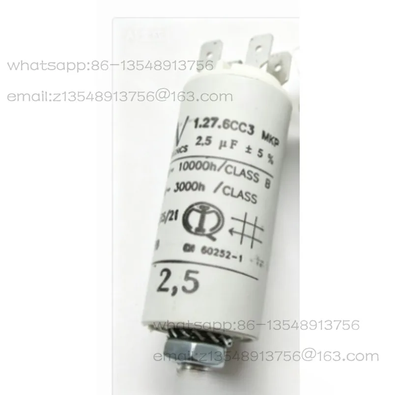 

Оригинальный пусковой конденсатор MKP 2.5UF 420V-470V 1.27.6 CC3