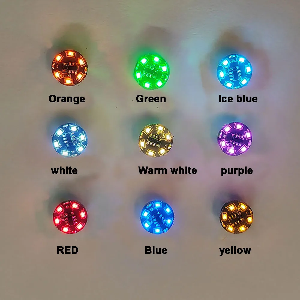 8 Modus Draadloze LED Magnetische Controle Lamp Magneet Inductie Knipperende Flow Lights + CR927 Knop Batterij W Magneet DIY Speelgoed Model