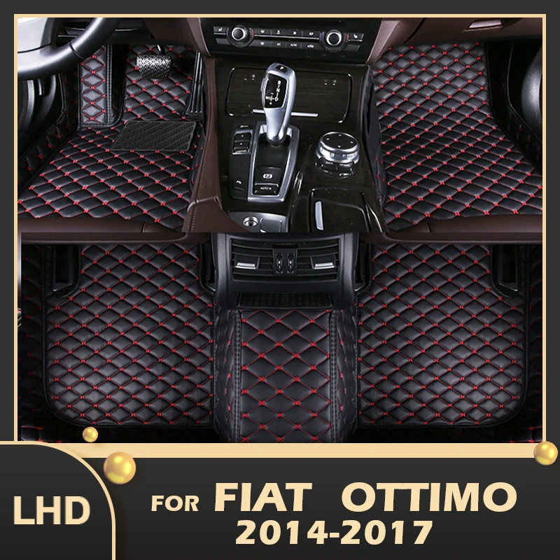 

Car Floor Mats For Fiat Ottimo 2014 2015 2016 2017 Custom Auto Foot Pads Automobile Carpet Cover Interior Accessories