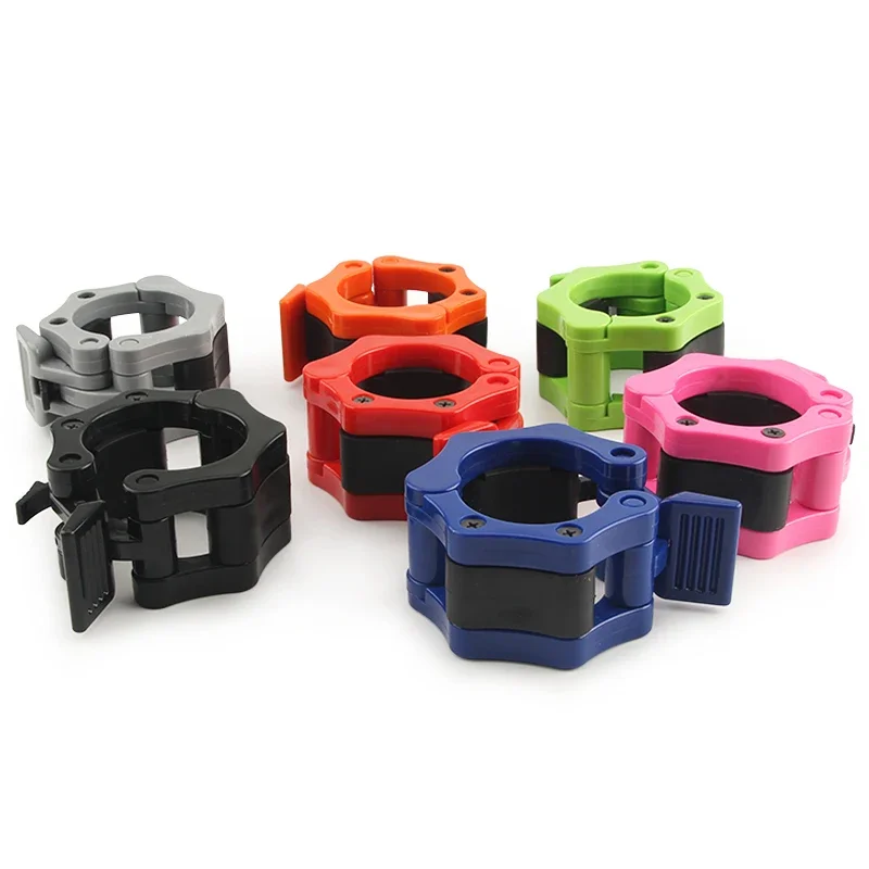 1Pair Barbell Lock 25/50mm Barbell Collar Clips Dumbbell Aogang Buckle Clamp Weight Lifting Bar Gym Dumbbell Accessories 50mm