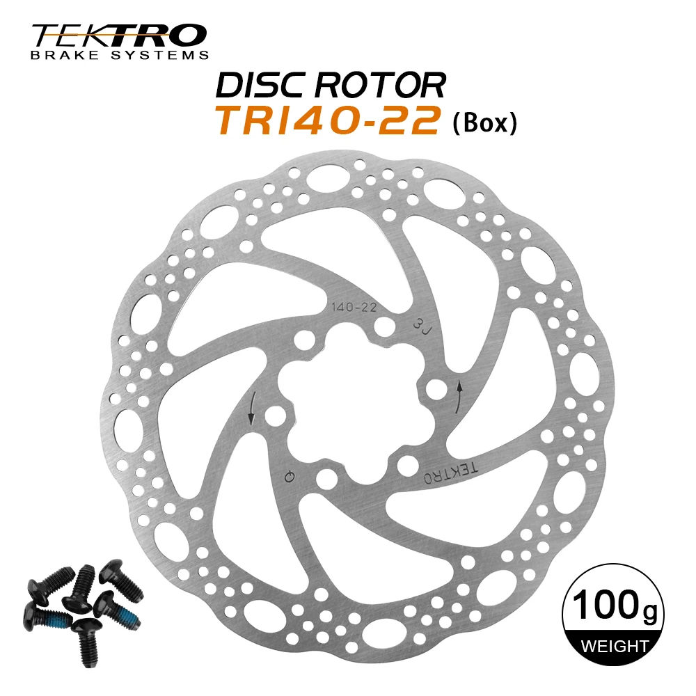 TEKTRO Bike Rotor 140MM 160mm 180mm 203mm Mountain Bicycle Hydraulic Disc Brake Rotors Boxed For MTB Road Foldable Cycling