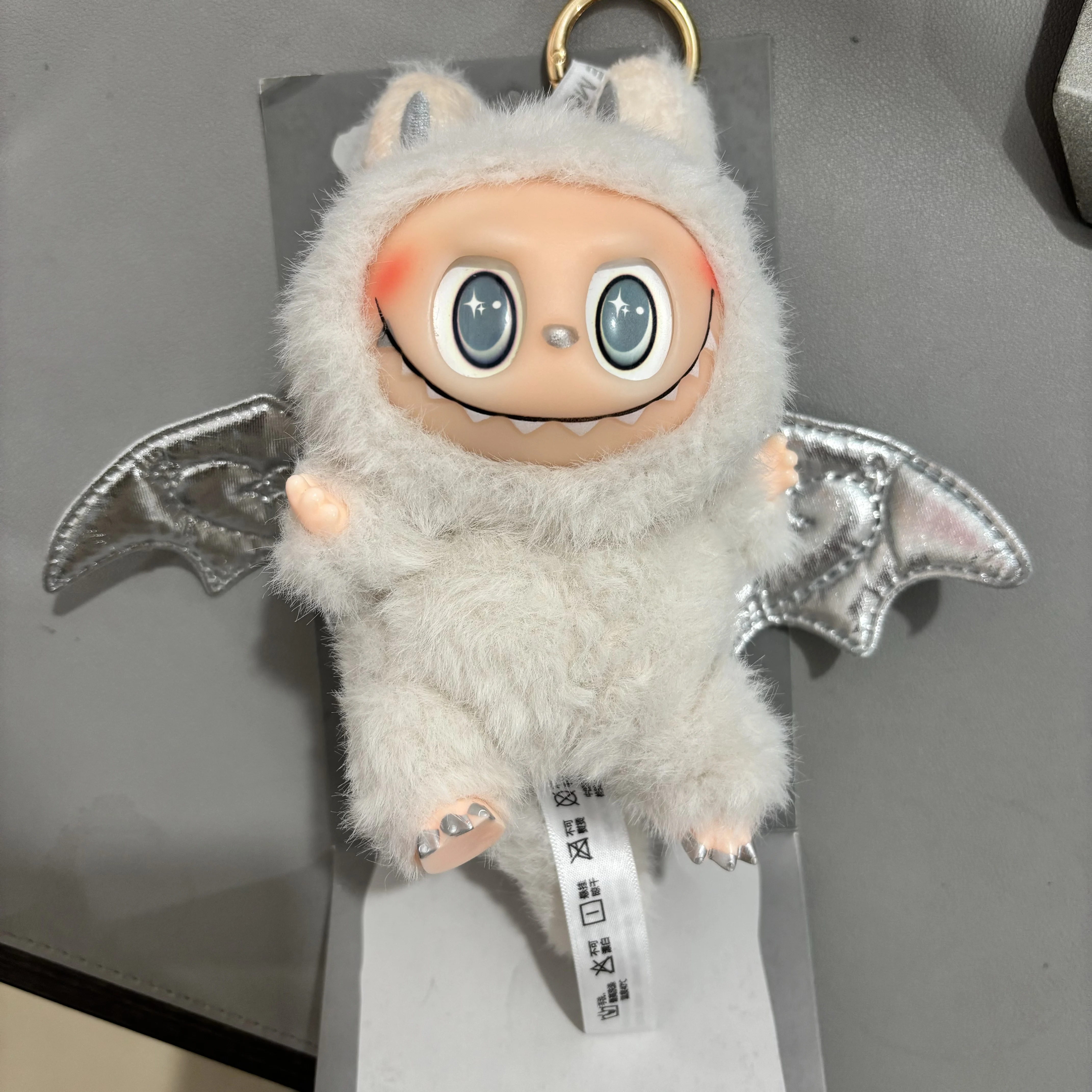 Monster Labubu Zimomo Angel Series Creative Change Doll Diy Figure Vinyl Pendant Doll Model Toy Refit Toy Children Birthday Gi