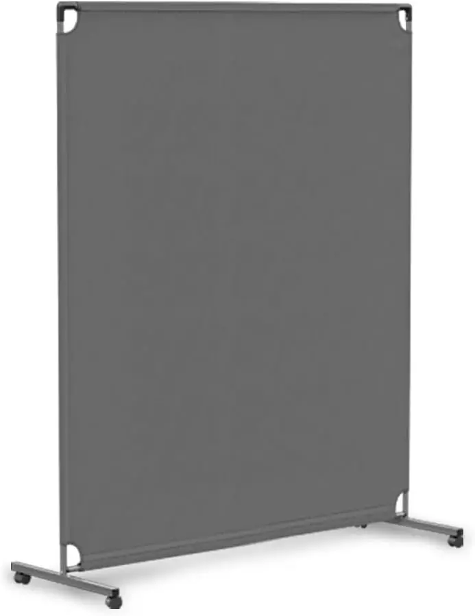 

50-дюймовая передвижная ширма-перегородка с затемняющим экраном, прочной железной рамой и колесами, доступная в различных цветах
