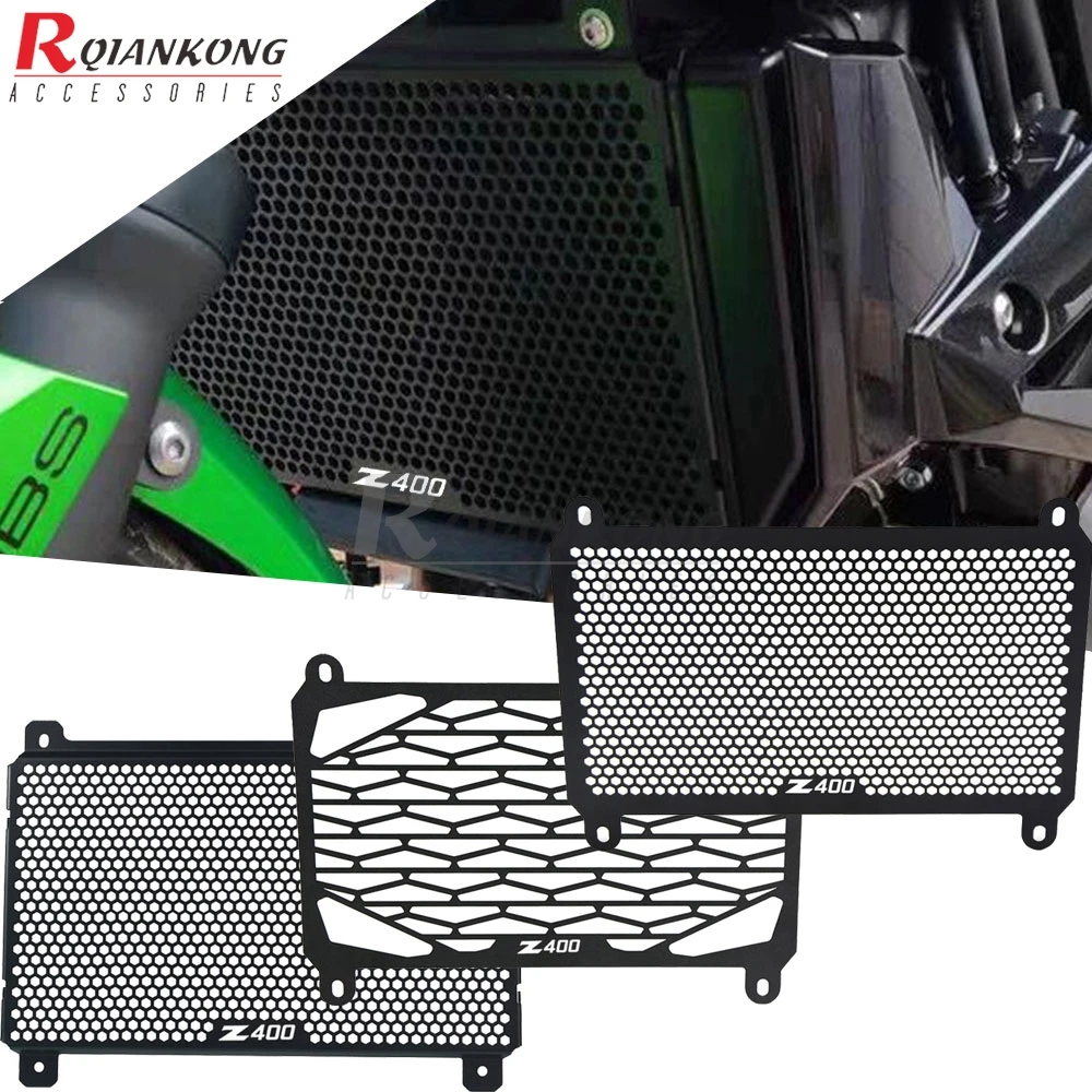 

Motorcycle CNC Aluminum Radiator Guard Grille Covers Protection For Kawasaki Z400 Ninja 400 2018 2019 2020 2021 2022 2023 2024