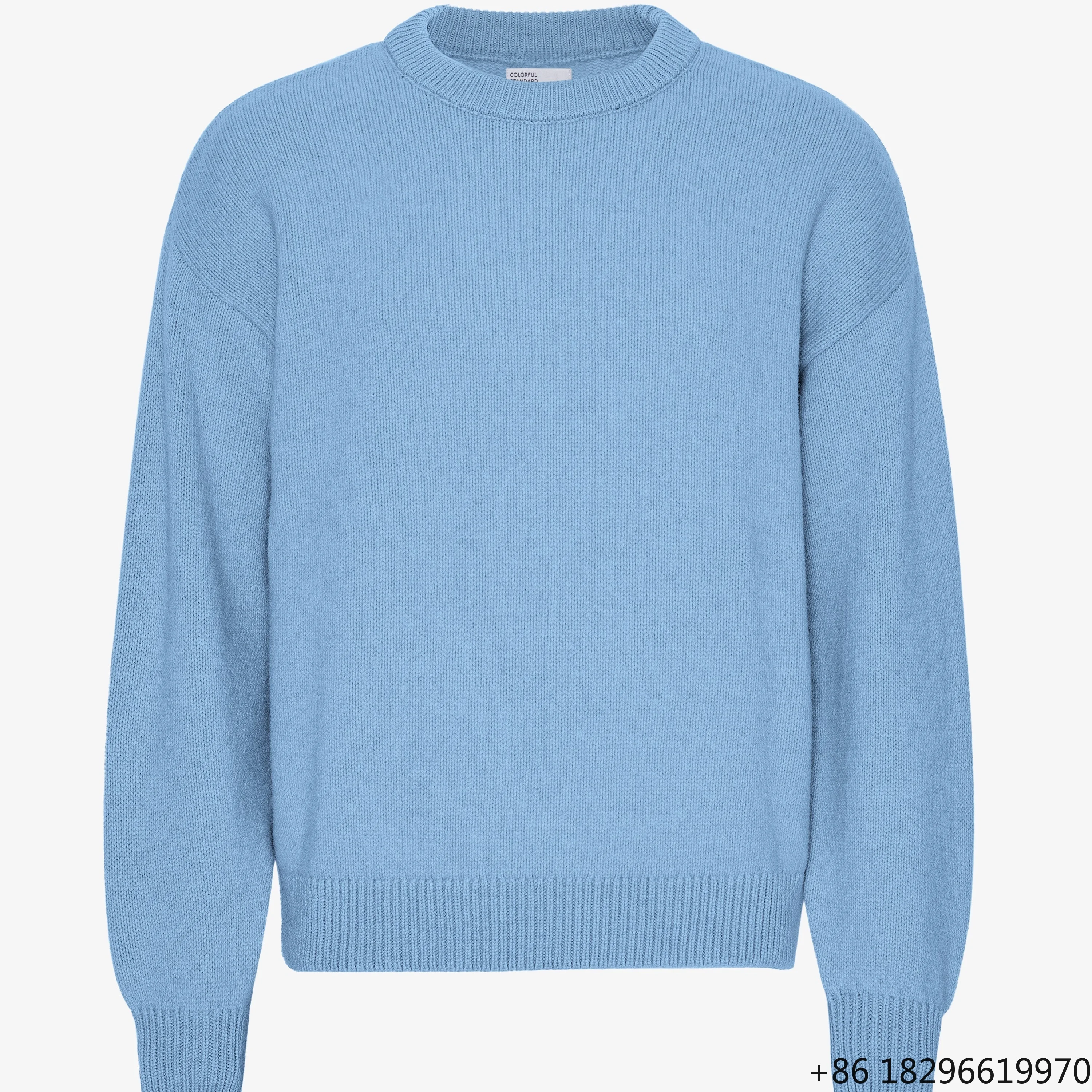 Men's Customized Sweater Casual Round-neck Long-sleeved Knitted Men's Simple Men's Knitted Sweater