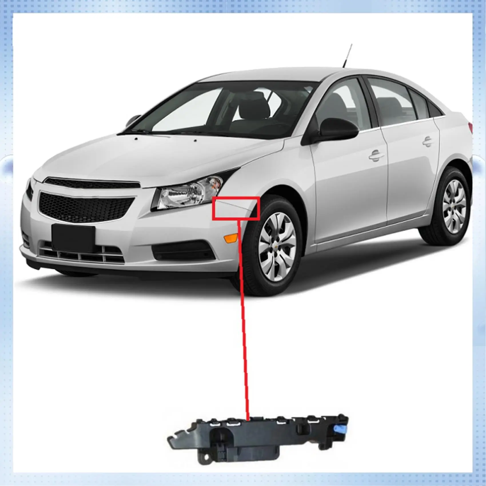 

NEW-Front Bumper Mounting Bracket For Cruze 2009-2014 94826580 94826581