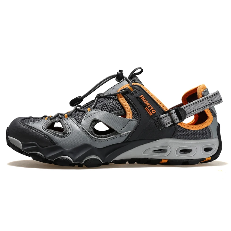 HUMTTO-Sapatilhas de praia para homens respiráveis, sapatos de caminhada, sandálias esportivas, sapatos de trekking ao ar livre, verão, 2022