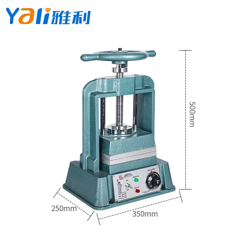 220V Rubber Vulcanizing Press Bumper Compression Molding   Vulcanizer Mould Pressing Machine Jewelry Making Equipment