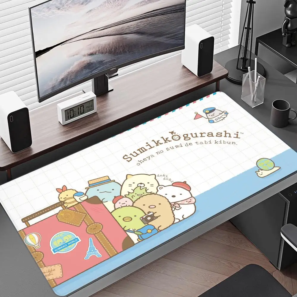 

Sumikko Gurashi Gaming Mouse Pad Kawaii Deskmat Rubber Mat Pc Accessories Mousepad Gamer Desk Protector Anime Cute Mouse Pads