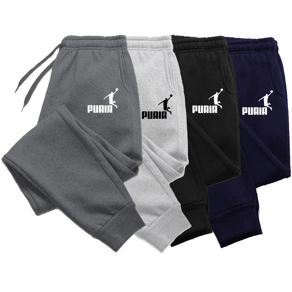 

Men's printed pants, autumn and winter men's and women's running pants, sportswear and casual pants, fitness and gym sportswear
