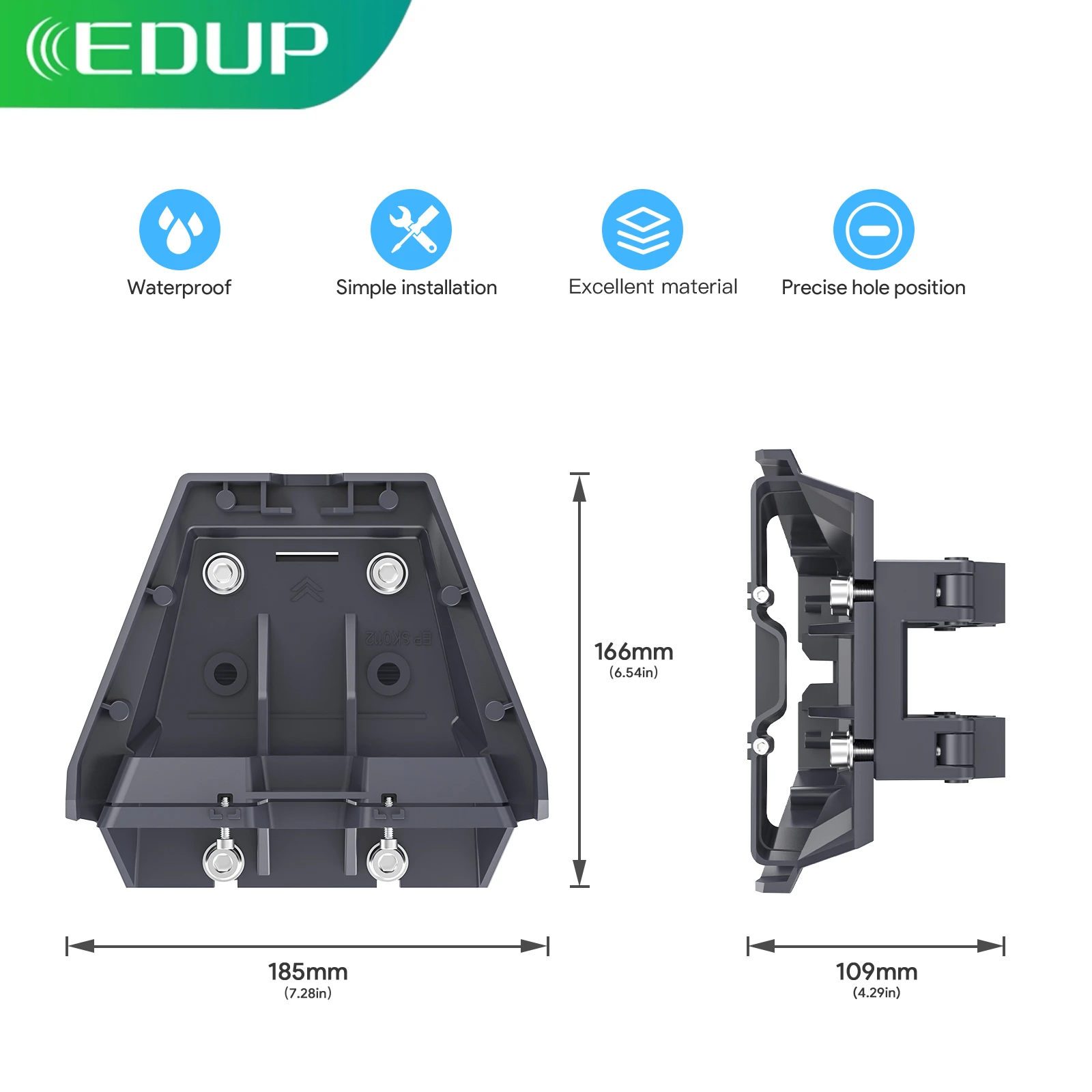 

EDUP SK0112 Starlink Standard Roof Rack Compatible with Starlink Gen3 Starlink Enterprise High Strength Aluminum Alloy