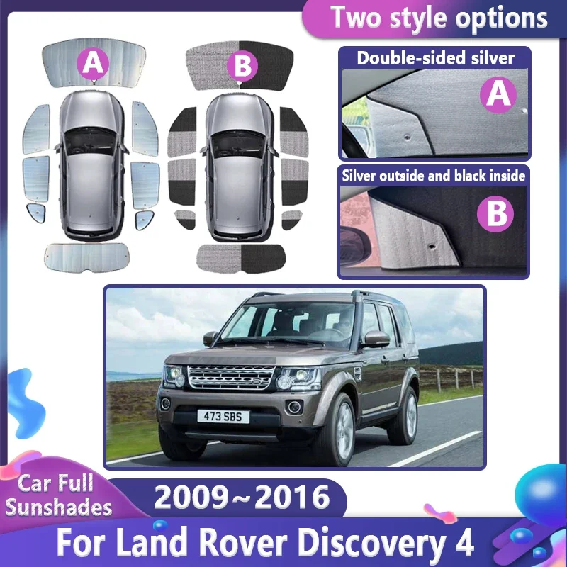 For Land Rover Discovery 4 L319 LR4 2009~2016 Car Sun Visors Sunscreen Window Sunshade Covers Auto Accessories 2010 2012 2014