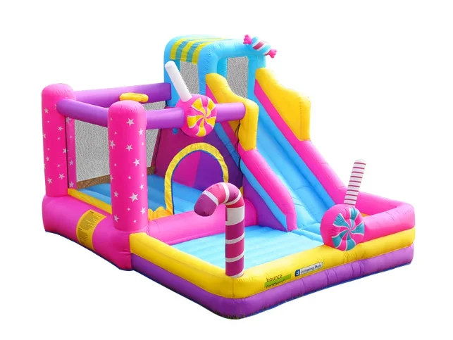 

Inflatable Castle Children's Sliding Slide Indoor and Outdoor Inflatable Naughty Castle Small Trampoline