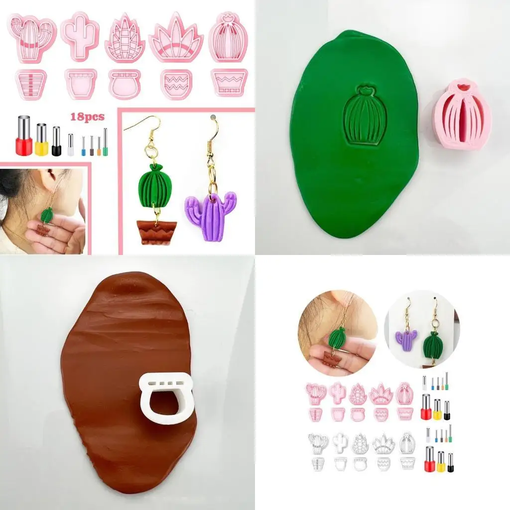 

J78F 18 шт. керамический резак, серьги, ювелирные изделия, кулон, зеленый растительный орнамент