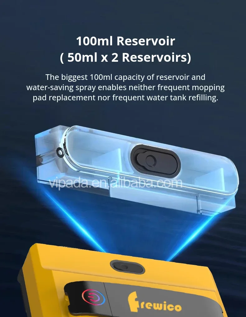 Smart AI Window Cleaning Robot 5600pa Suction Power 100ml Intelligent Automatic Glass Cleaner Robotic Vacuum Cleaning Products