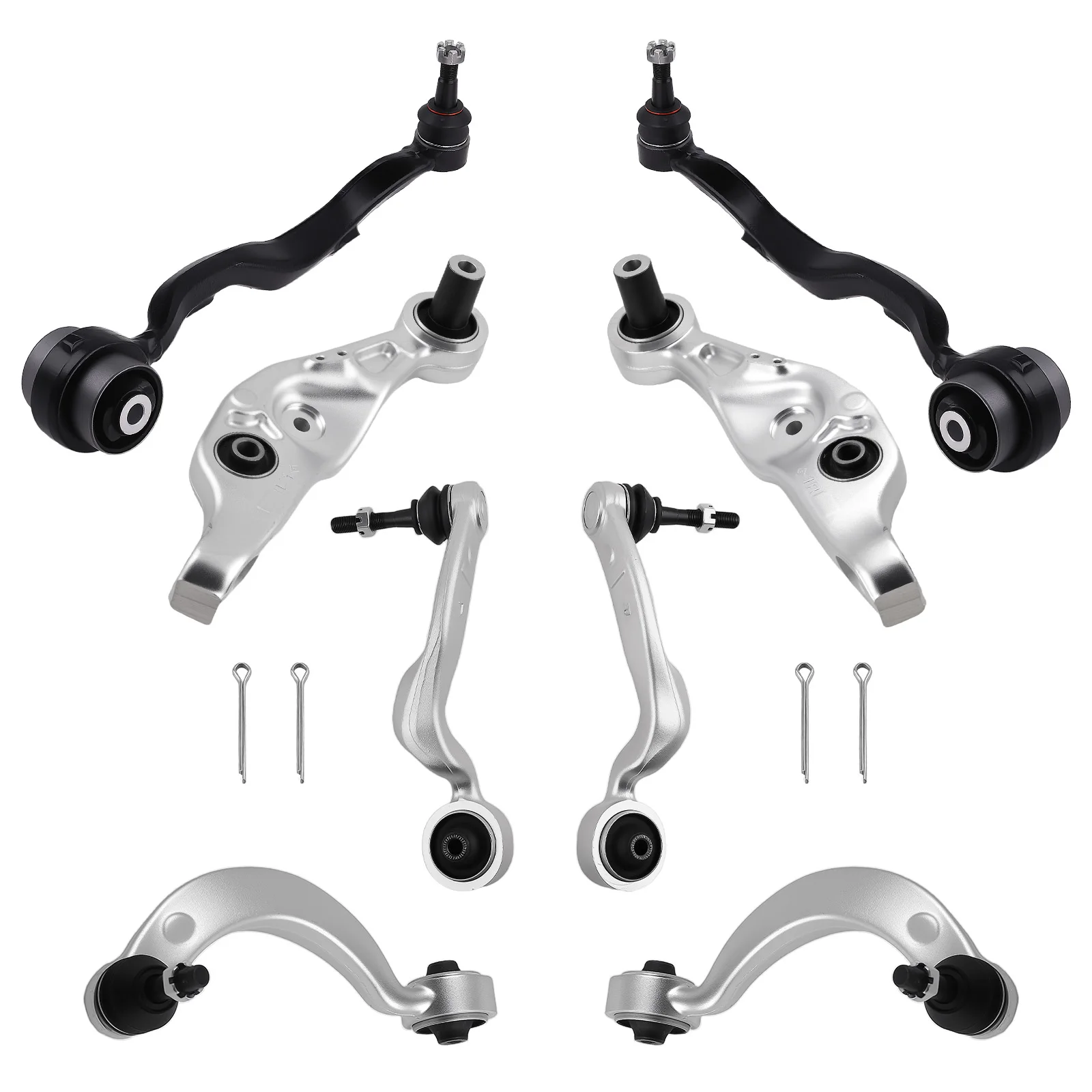 MaXpeedingrods 8pcs For Lexus LS460 2007-2017 RWD Front Upper Lower Suspension Control Arm Kit