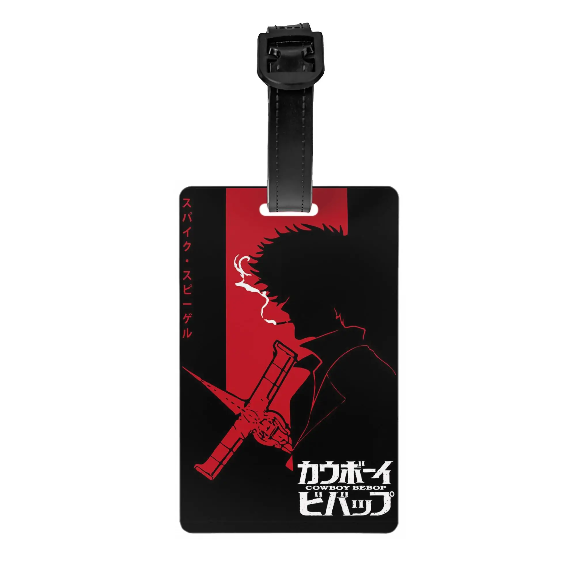 

Custom Cowboy Bebop Anime Luggage Tag Privacy Protection Cartoon Manga Baggage Tags Travel Bag Labels Suitcase