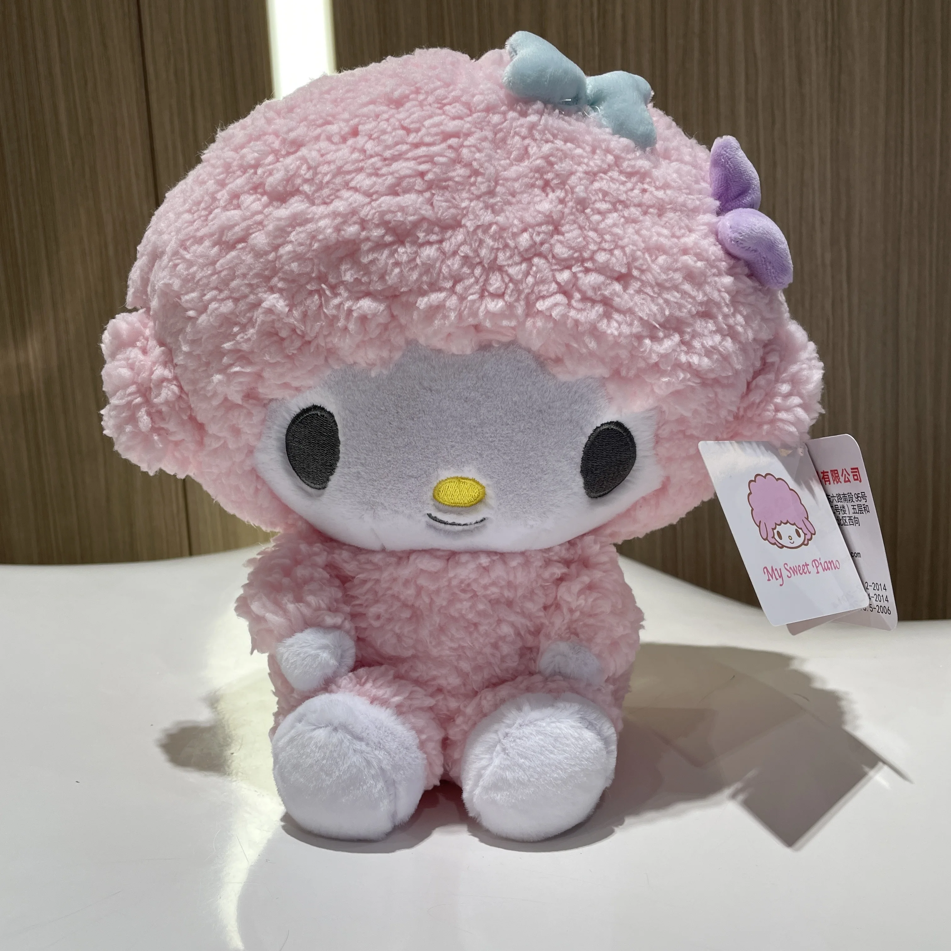 100% Genuine Sanrio Kuromi Melody Hello Kitty Cinnamoroll Doll Plush Toy Stuffed Toys Children's Birthday Christmas Gifts