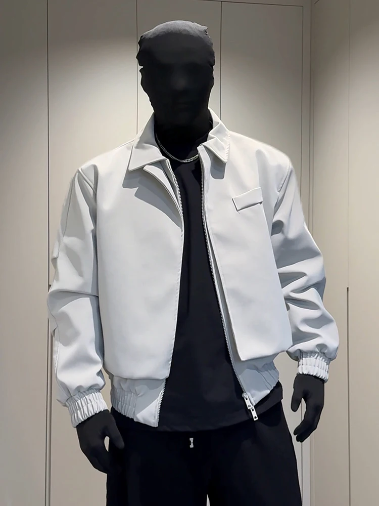 

Белая утепленная мужская куртка с длинными рукавами, осенняя, в стиле кэжуал, с клетчатыми вставками, уникальный дизайн, из полиэфирного волокна