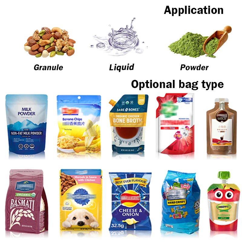 FOODLINE VFFS Packaging Machine Low Noise VFFS Packing Equipment For Indoor Food Workshop Quiet Production Working Environment