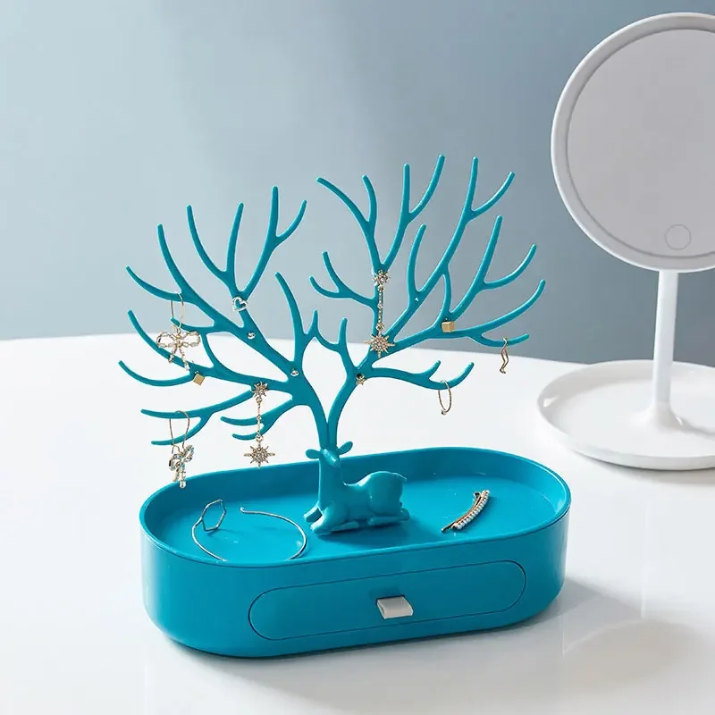 Sieraden Display Rack Ketting Oorbellen Ring Opslag Plank Stand Lade Boom Organizer Box Lade Woondecoratie Accessoires