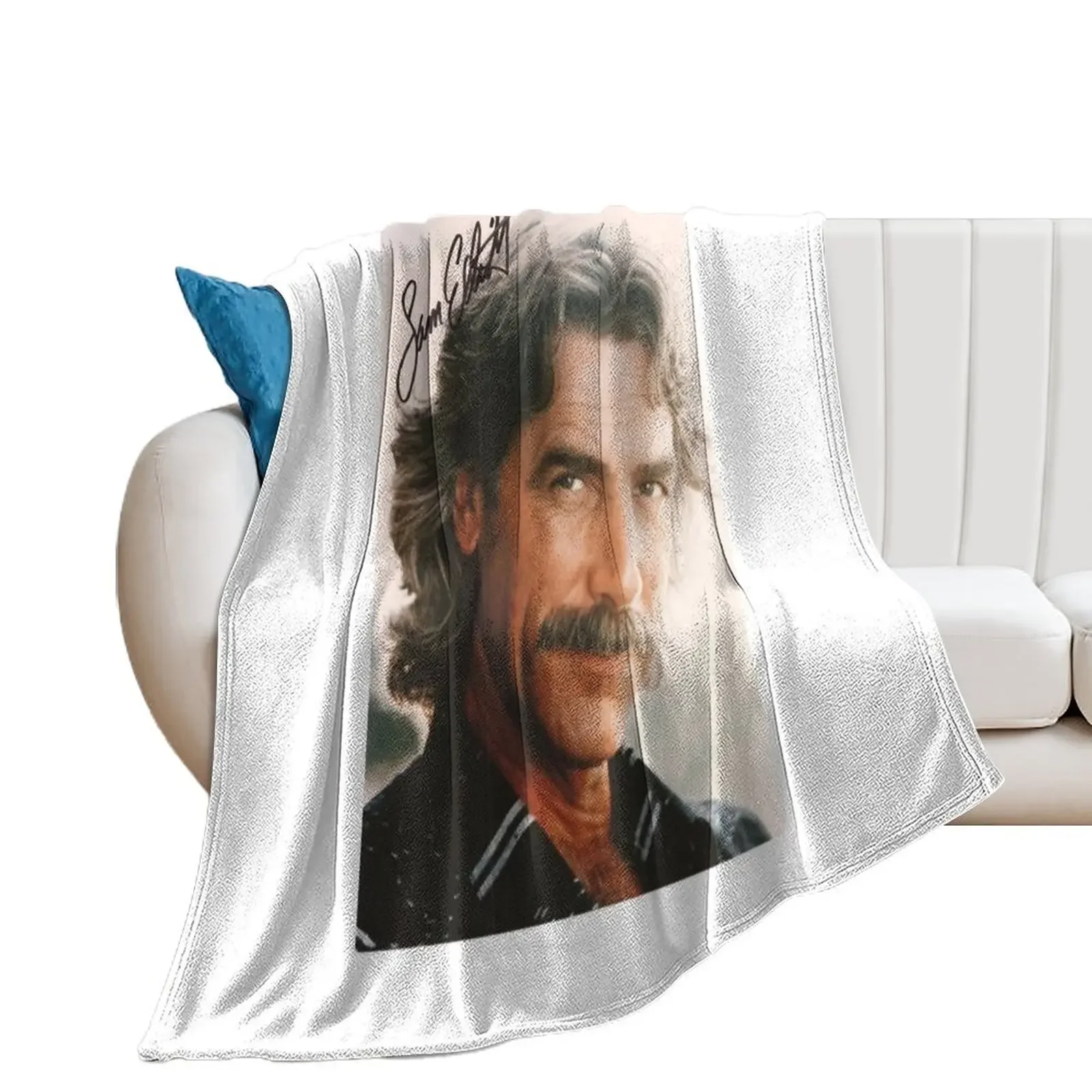 

Sam Elliot Actor Received Many National Awards Golden Globe AcademyGift For Fan Throw Blanket christmas gifts Loose Blankets