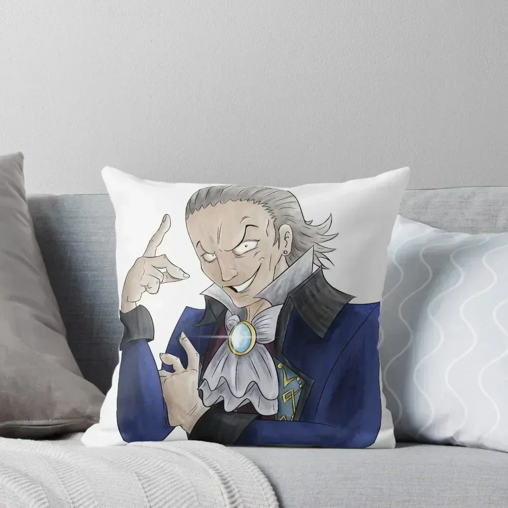 

Manfred von Karma - Phoenix Wright: Ace Attorney Throw Pillow Decorative Cushions For Luxury Sofa pillow