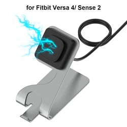Charger Stand Dock for Fitbit Sense/Sense 2/Versa 3/Versa 4 Aluminum Charging Dock & Charging Stand Station Base Accessories