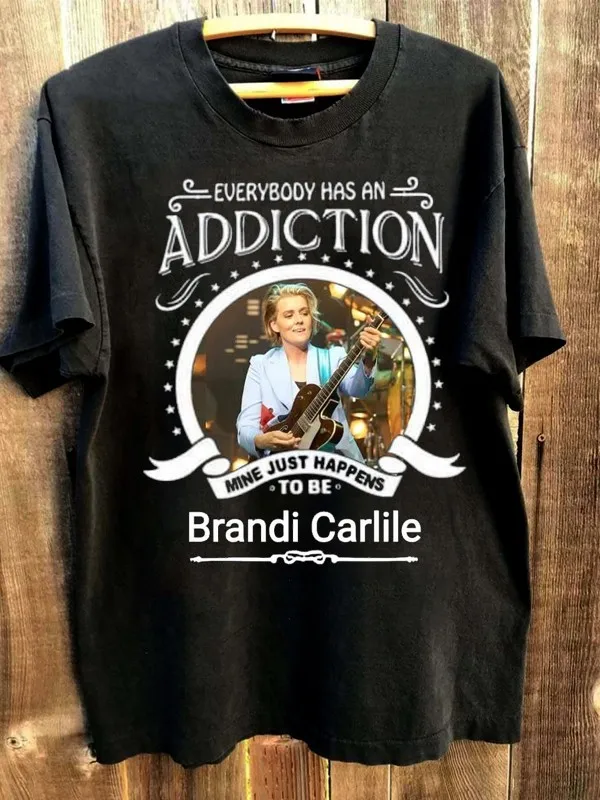 Brandi Carlile 90s Basic Black Unisex T shirt Men Women tee Vtg NH26221