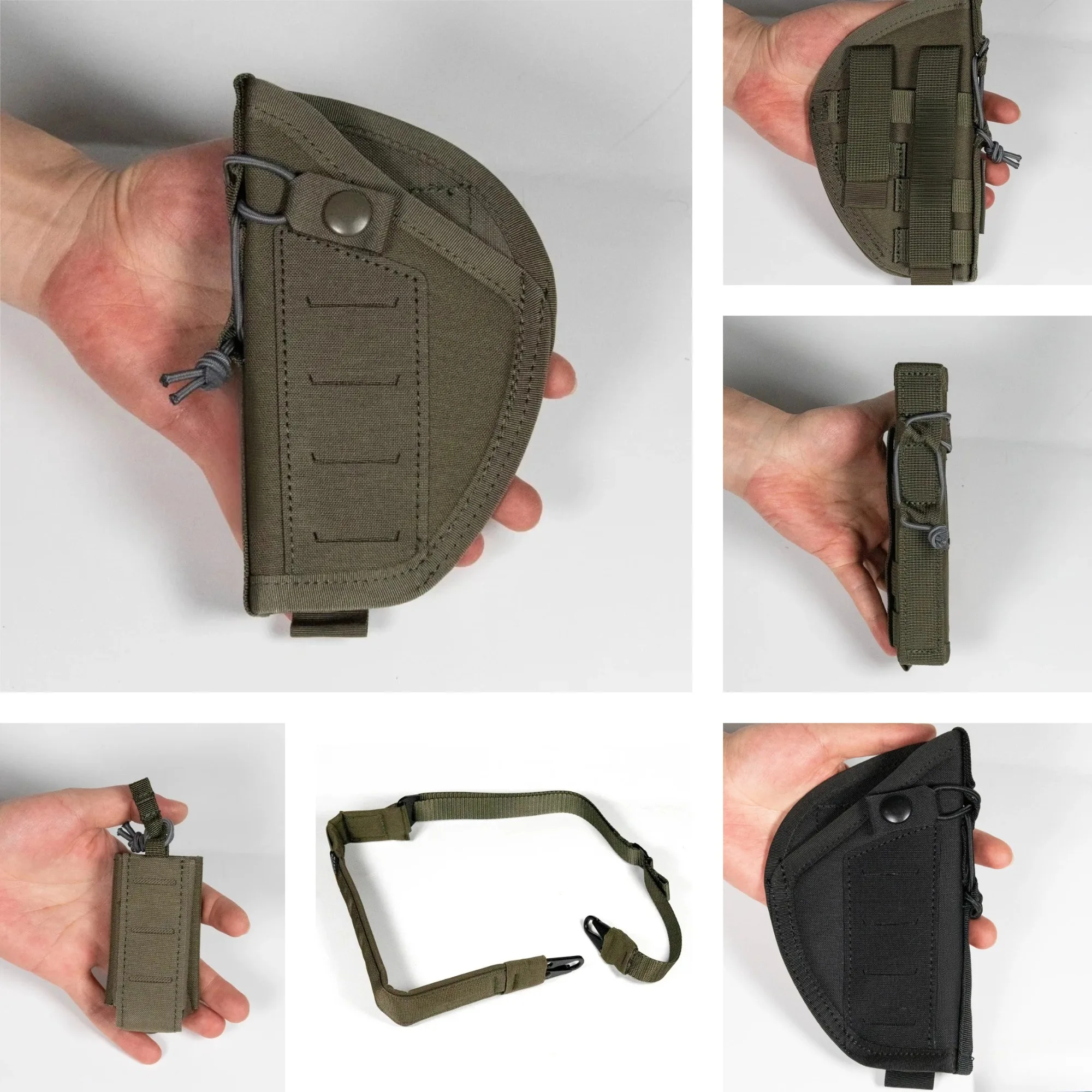 1000D/500D Anti-IR Tactical Matching Carry Pouch Magazine Pouch Adjustable Shoulder Strap