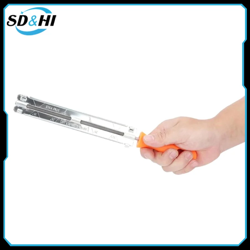 Round Chainsaw Files For Hand Manual Tools Filing Kit High Carbon Steel Woodworking Tools