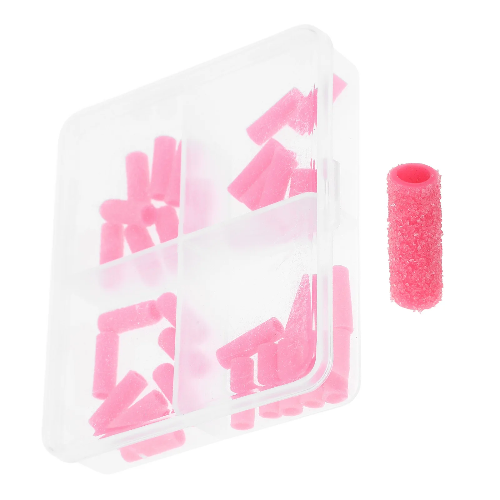 32Pcs Sanding Bands Set Professional Fine Grit Nail Art Grinding Polishing Rings for Manicure Gel Removal Portable Lightweight