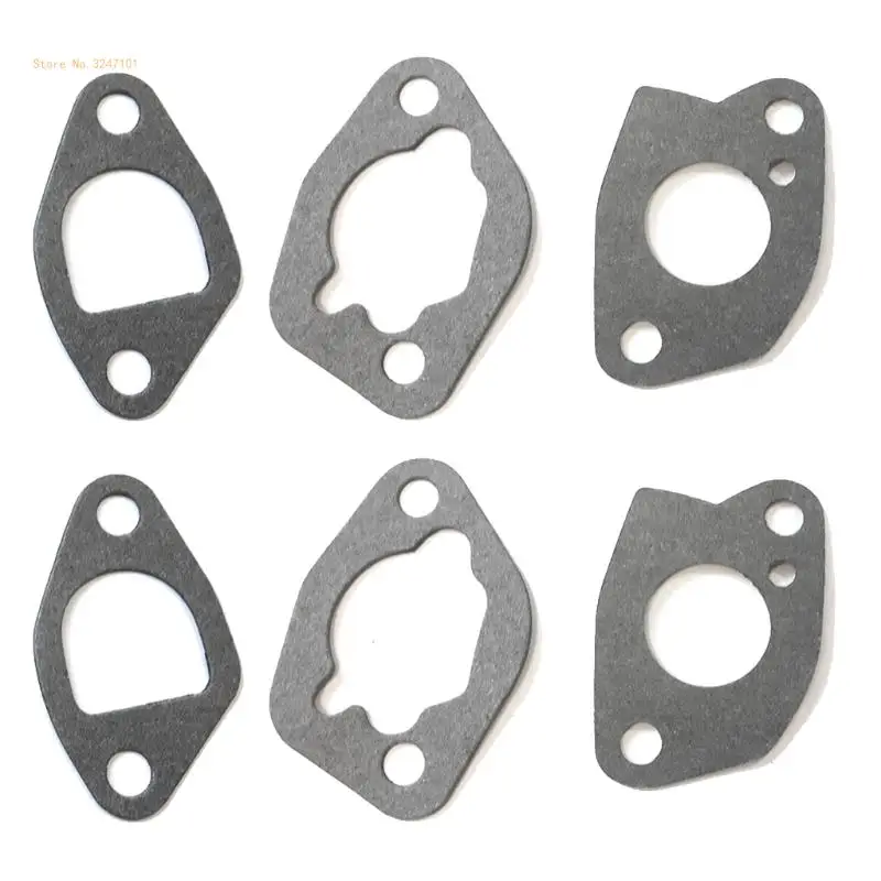 

2 Set Portable Carburetor Carb Gaskets for GX168 GX200 GX160 Engines Chainsaw Replacement Accessories Dropship