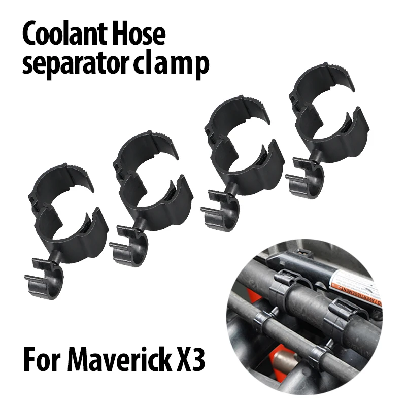 

UTV Coolant Hose Separator Clamps For Can-Am Maverick X3 4X4 2017-2023 Max R 2018-23 900 RR Accessories Nylon