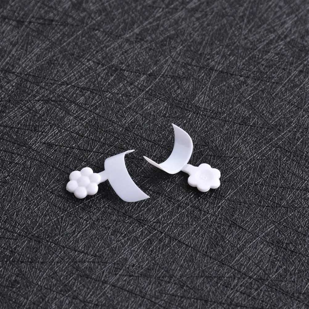 500Pcs Crescent Nail Artificial Tips Sturdy False Nails for Nail Art Design Learners Professionals False Nails