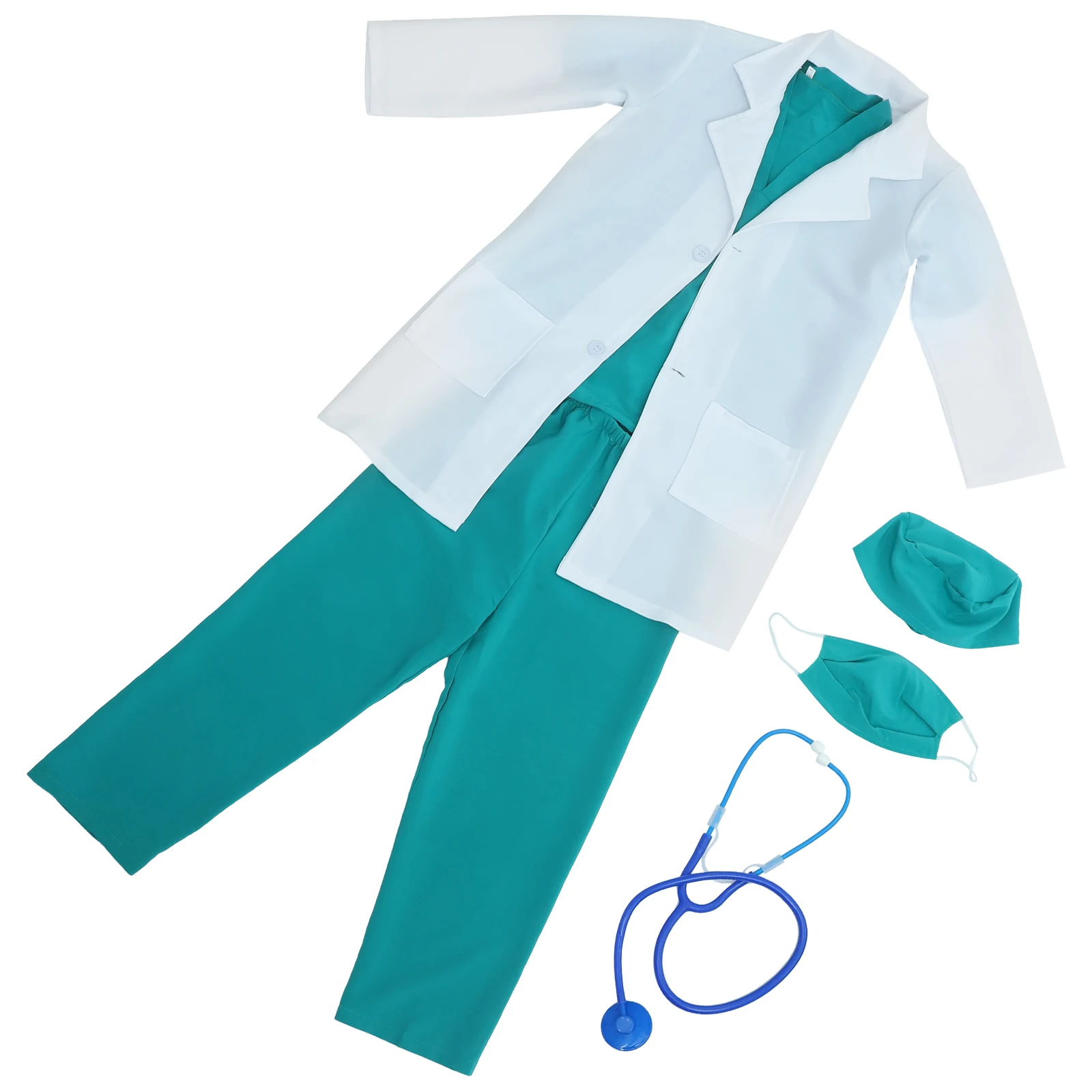 

1 Set Costume Cosplay Set Cloth Plastic Comfortable Lightweight Party Festival Performance Costume For