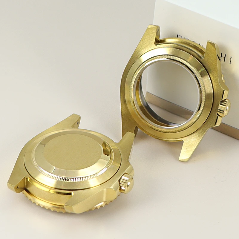 مناسبة لعلبة الساعة المطلية بالكهرباء NH35 موديل يخت المعدل، من الفولاذ المقاوم للصدأ 316L، متوافقة مع حركات NH36/Miyota8215