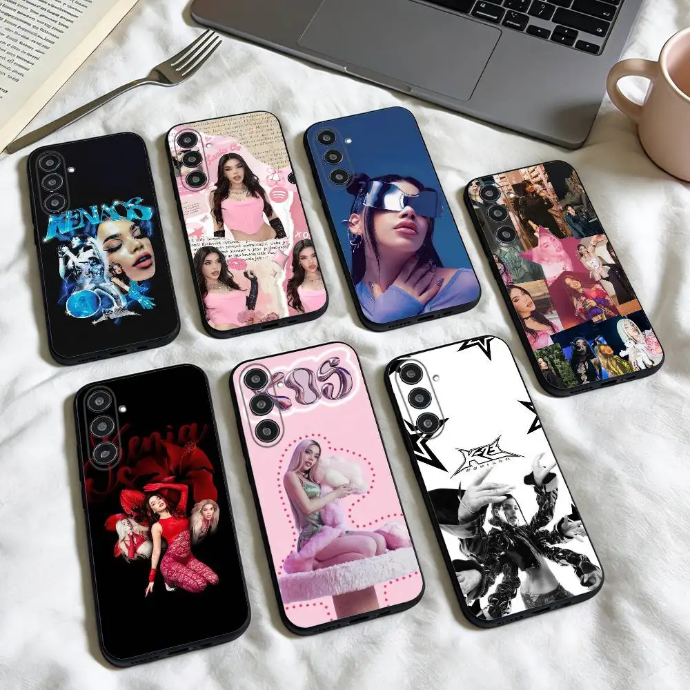 

Singer Kenia O-S phone Case For Samsung Galaxy A73,A72,A71,A70,A53,A52,A51,Others Soft Black Shell