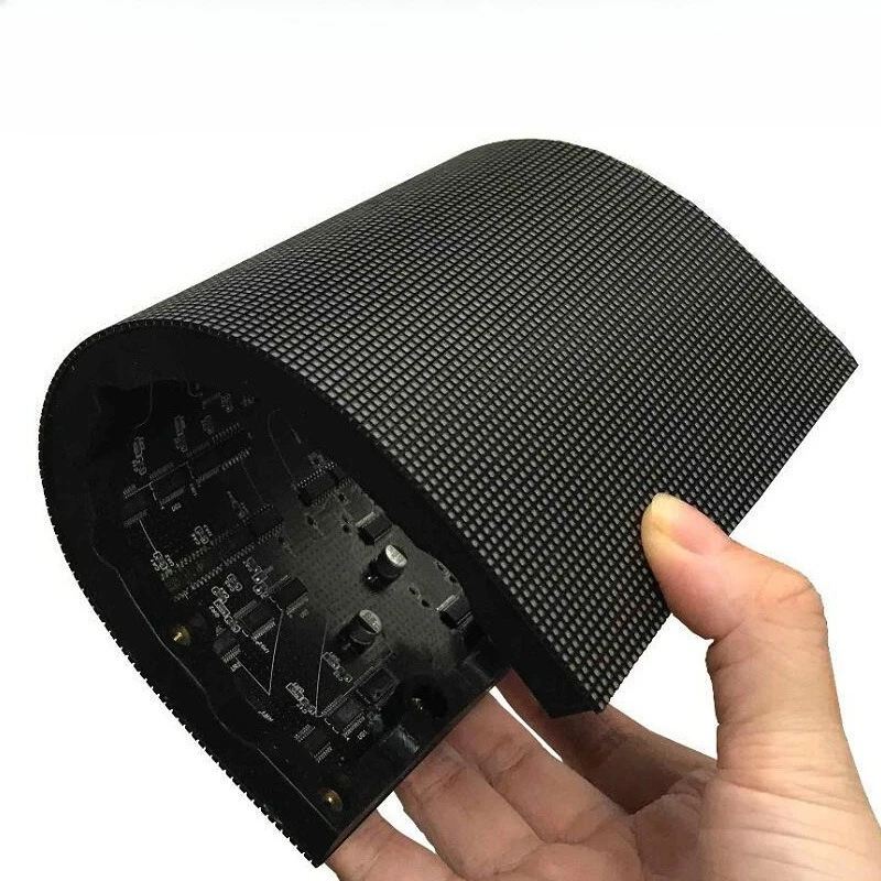 Full color flexible soft screen outdoor waterproof led display indoor electronic advertising screen high definition module
