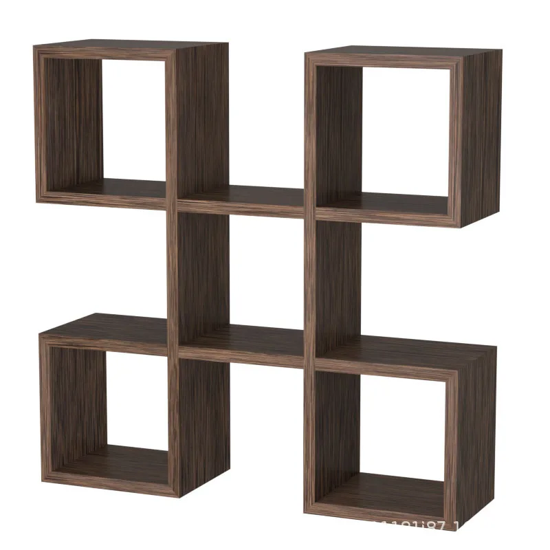 

New Chinese style living room teacup rack desktop bedroom teapot display rack lattice rack bogu frame solid wood Chinese style