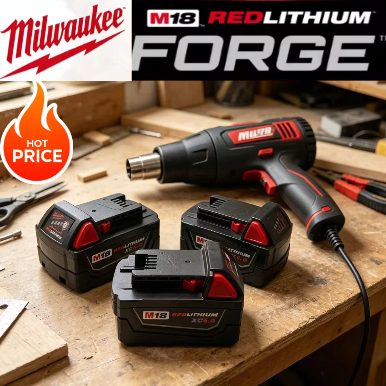 

Новая модель 2026 года для Milwaukee M18 18V 6.0AH M18-1815-1850 2646-20-21ct. Перезаряжаемая литиевая батарея для инструментов Milwaukee 18650.