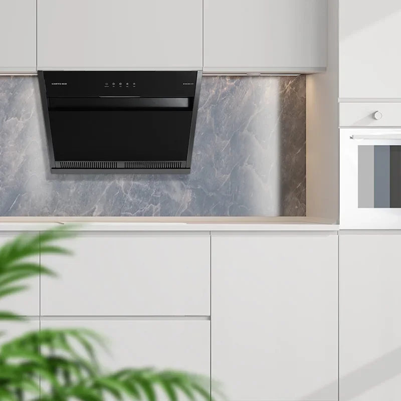 # for Electric Kitchen Downdraft Extractor Hood 700mm Baffle Filter Vented Range Hood With LED Light For Hotels