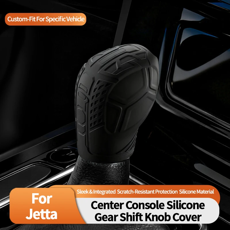 

For Jetta Models VA3 VS5 VS7 Car Silicone Gear Shift Knob Cover Boot Anti-Slip Lever Shifter Boot Interior Tuning Accessories