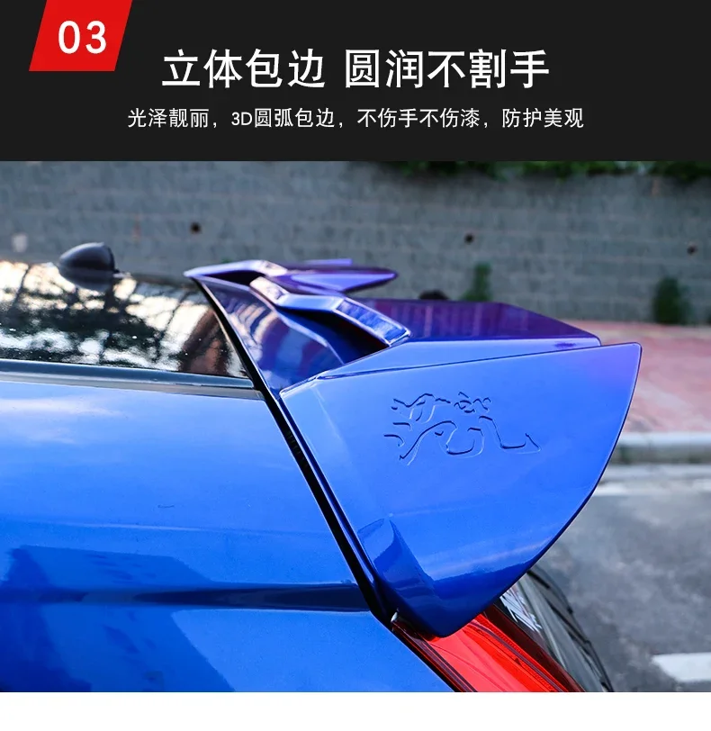 Roof Spoiler Type F Rear Trunk Wing ABS material Refit Accessories For Fit GK5 Jazz 2014 15 16 17 18 19 20