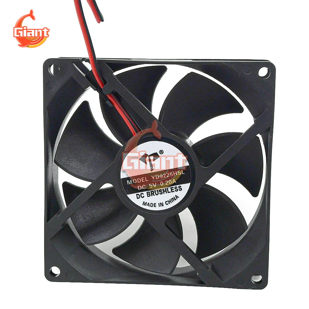 

92mm 9225 Computer Case Cooling Fan 92x92x25mm DC 5V 12V 24V 2 PIN PC CPU Cooler Fan 90mm 9cm