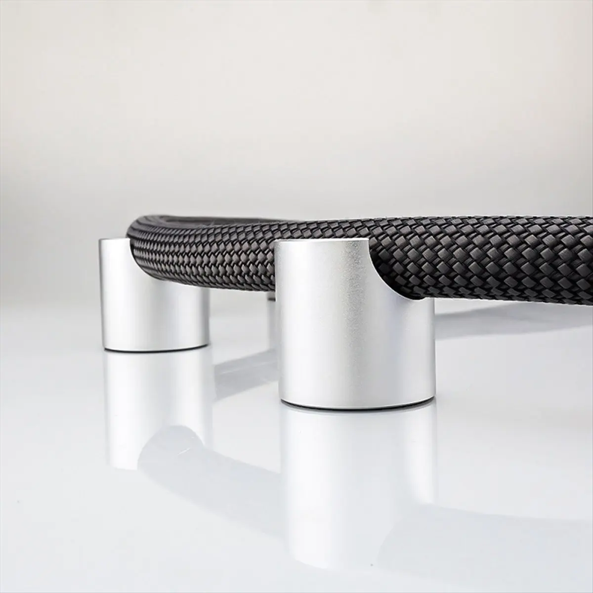 A40I 4pcs HIFI Cable Stand Booster Holder Support Frame Anti-Shock Foot Multi-Function Speaker Cable Trailing Pad Silver