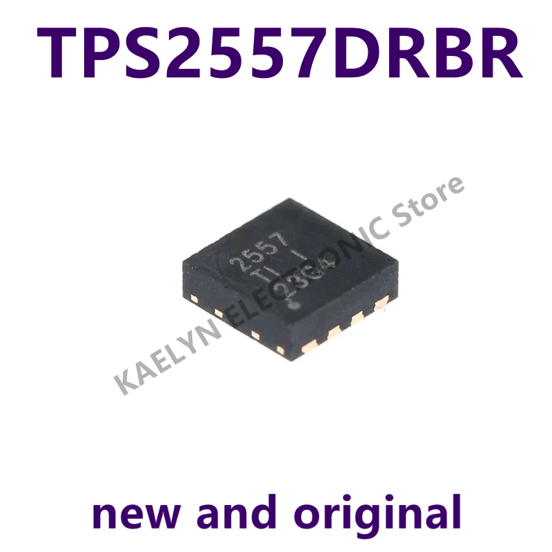 

10pcs/lot New and Original TPS2557DRBR TPS2557 Power Switch/Driver 1:1 N-Channel 5A 8-SON (3x3)