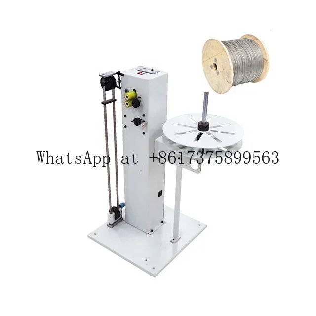 Full Automatic Wire Coil Tension Pay Off Machine Cable Pre Feeder Machine 15KG Spool Reel Wire Feeder